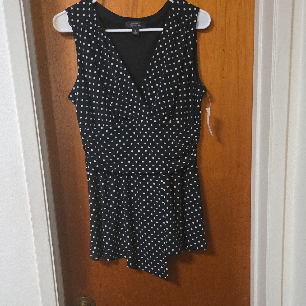 Dressbarn Elegant Black Blouse